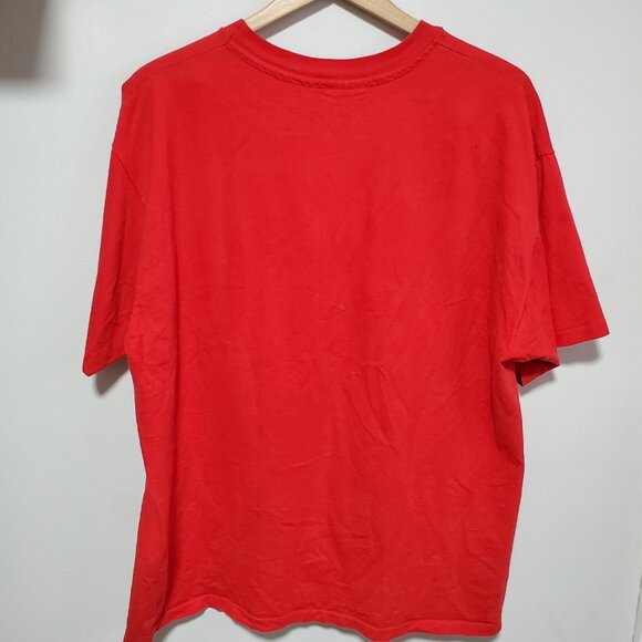 HANES Heavyweight Vintage Calgary Flames T-Shirt Woody Sports NHL Retro Men's XL - Picture 8 of 11